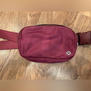 lululemon athletica Burgundy Belt Bag